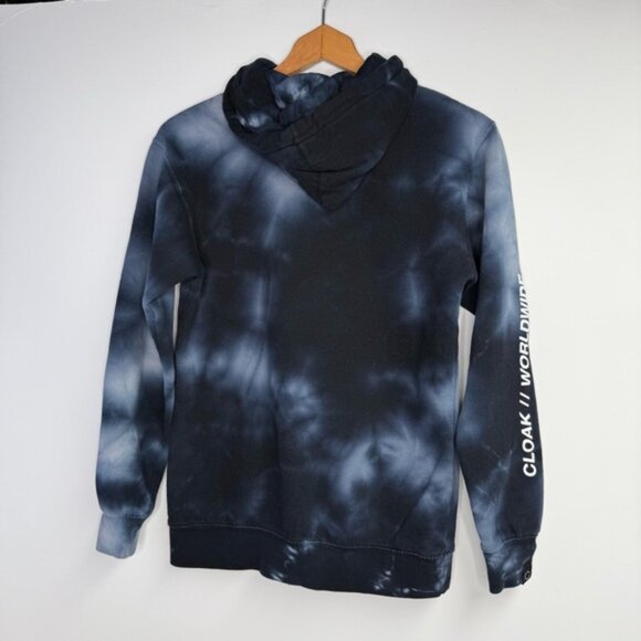 Cloak Peace by Piece Navy Tie Dye Hoodie Size Small - Picture 4 of 6